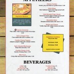 Appetizers and Beverages